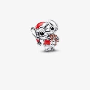 Authentic Pandora Disney Stitch Holiday Charm